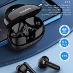 KAKUSIGA earphones με θήκη φόρτισης KSC-1116, True Wireless, 13mm, 40/320mAh, μαύρα