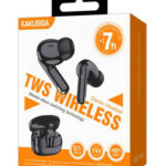 KAKUSIGA earphones με θήκη φόρτισης KSC-1116, True Wireless, 13mm, 40/320mAh, μαύρα