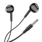 KAKUSIGA earphones με μικρόφωνο KSC-1301, 3.5mm σύνδεση, 14mm, 1.1m, μαύρα