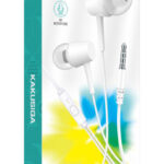KAKUSIGA earphones με μικρόφωνο KSC-1303, 3.5mm σύνδεση, 10mm, 1.1m, λευκά