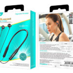 KAKUSIGA earphones KSC-1472 με μαγνήτη, Bluetooth, 10mm, 130mAh, μαύρα