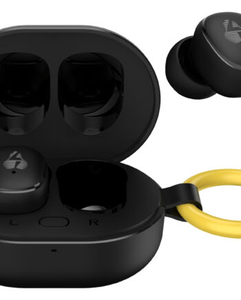 POWERTECH earphones με θήκη φόρτισης PT-1392, True Wireless, 6mm, 25/230mAh, μαύρα