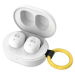 POWERTECH earphones με θήκη φόρτισης PT-1393, True Wireless, 6mm, 25/230mAh, λευκά