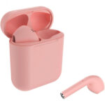 CELEBRAT earphones με θήκη φόρτισης W10, True Wireless, 30/300mAh, ροζ