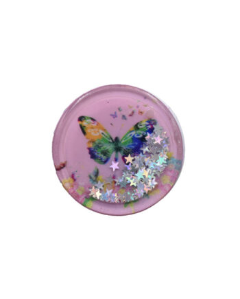Popsocket me Schedio Petalouda Me Asimi Asterakia