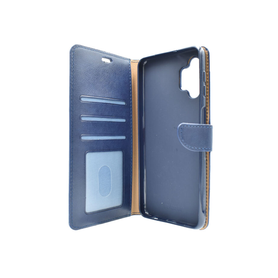 Thiki Portofoli gia Samsung Galaxy A32 5G Skouro Ble