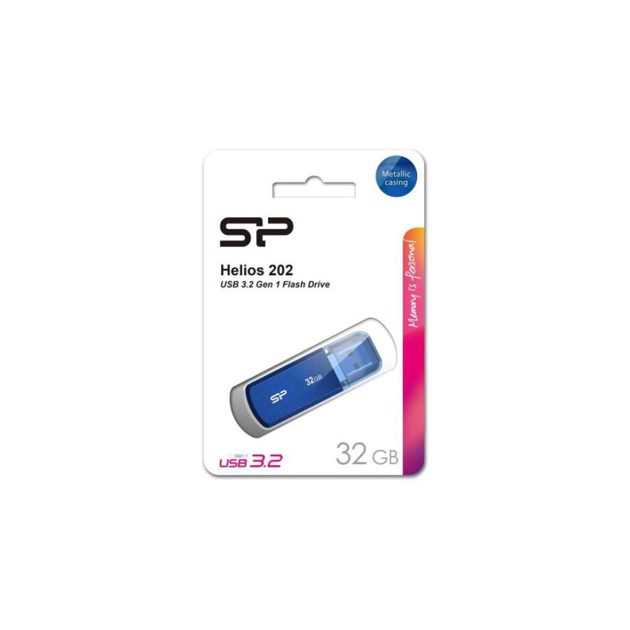 SILICON POWER USB Flash Drive Helios 202, 32GB, USB 3. 2, ble