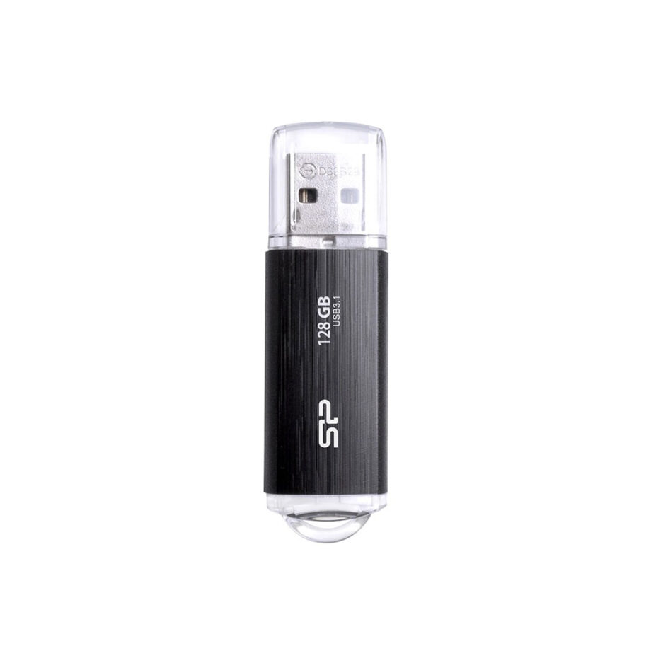 SILICON POWER USB Flash Drive Blaze B02, 128GB, USB 3. 2, mavro