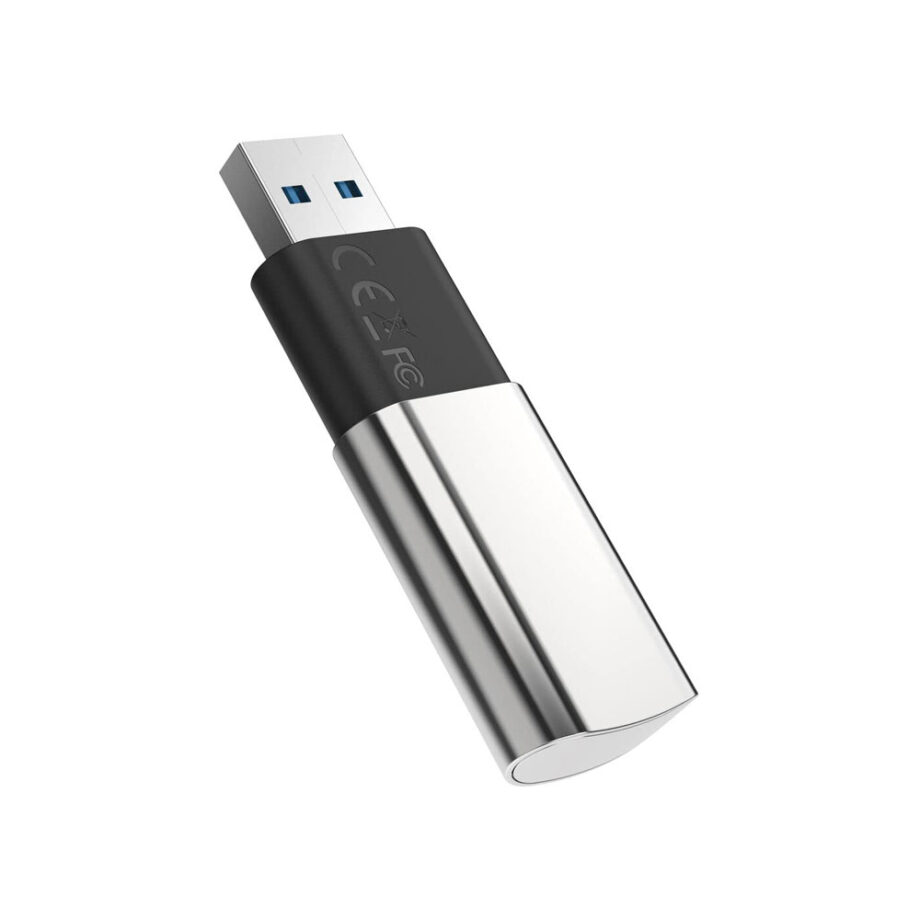 NETAC USB Flash Drive US2, 256GB, USB 3.2, ασημί