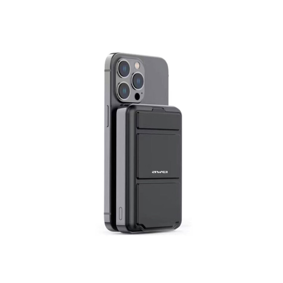Awei P155K MagSafe Power Bank 10000mAh 15W Μαύρο